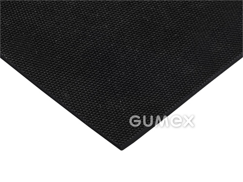 Gummi TRELLEX 1414, 2mm, Breite 1350mm, 40°ShA, NR, -40°C/+50°C, schwarz, 
